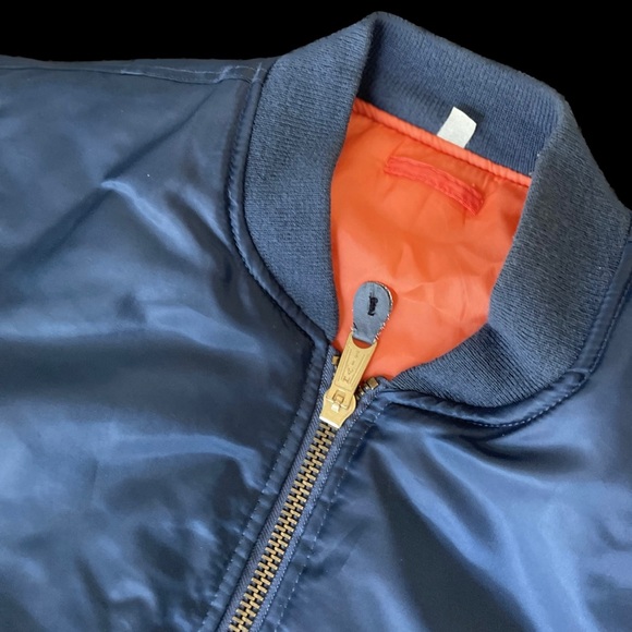 Rothco Other - ROTHCO | S | MA-1 FLIGHT Men’s Navy Blue Technical Zip Cargo Bomber Jacket